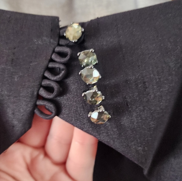 Ann Taylor Peplum Semi Openback With Jewel Neck - Picture 4 of 4